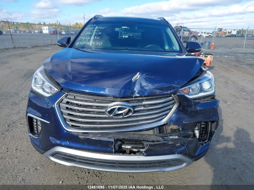 2017 Hyundai Santa Fe Se/Limited VIN: KM8SNDHF3HU194968 Lot: 12451095