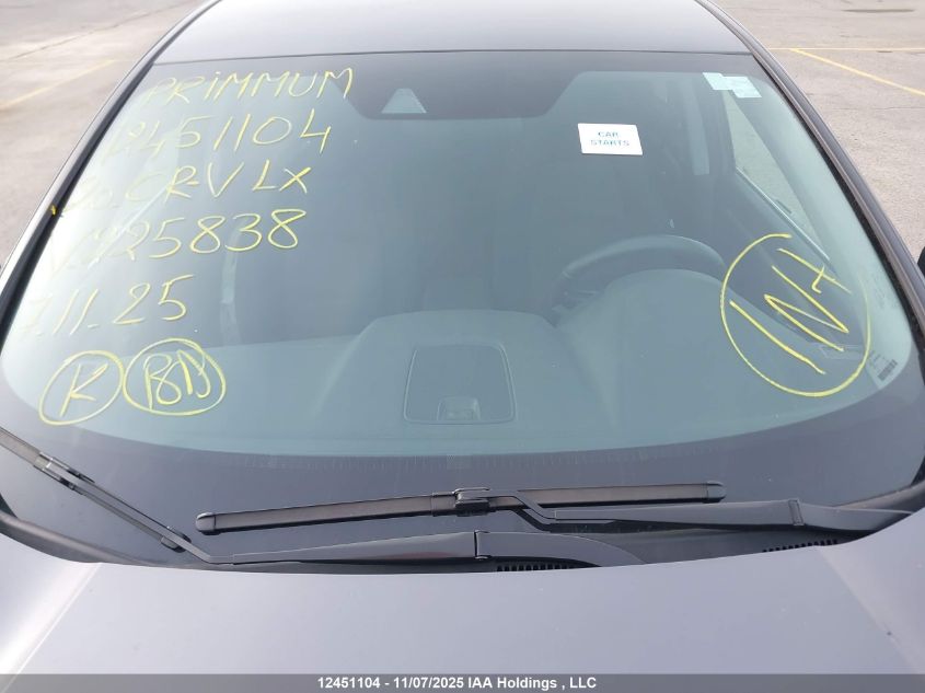 2020 Honda Cr-V Lx VIN: 2HKRW2H29LH225838 Lot: 12451104