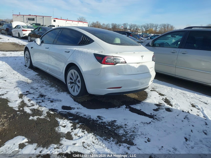 5YJ3E1EBXNF270277 2022 TESLA MODEL 3 photo no. 3