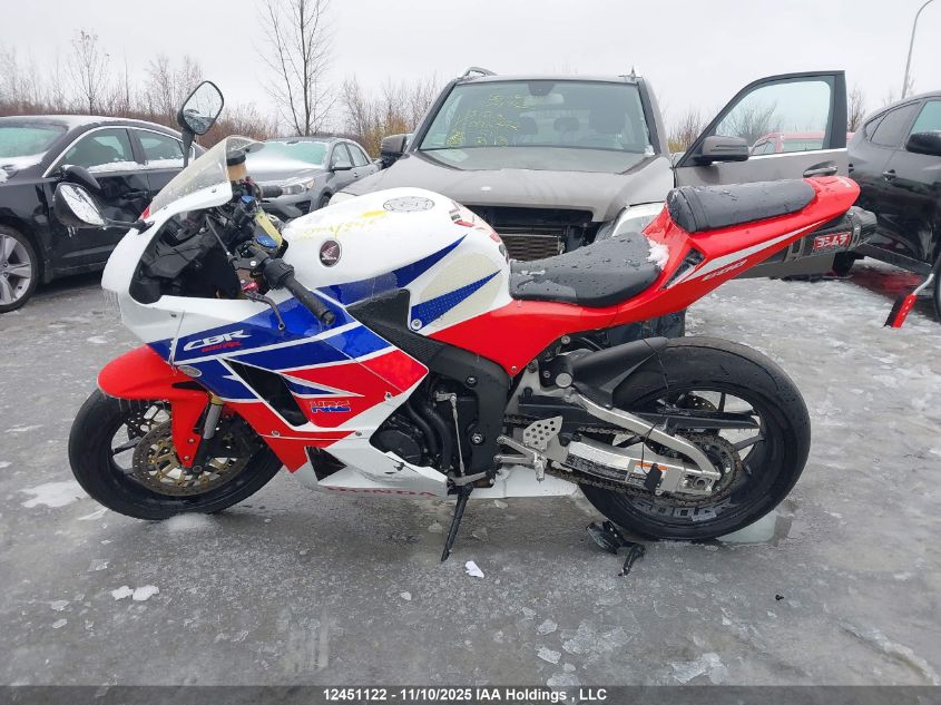 2013 Honda Cbr600 Rr VIN: JH2PC4073DK600040 Lot: 12451122