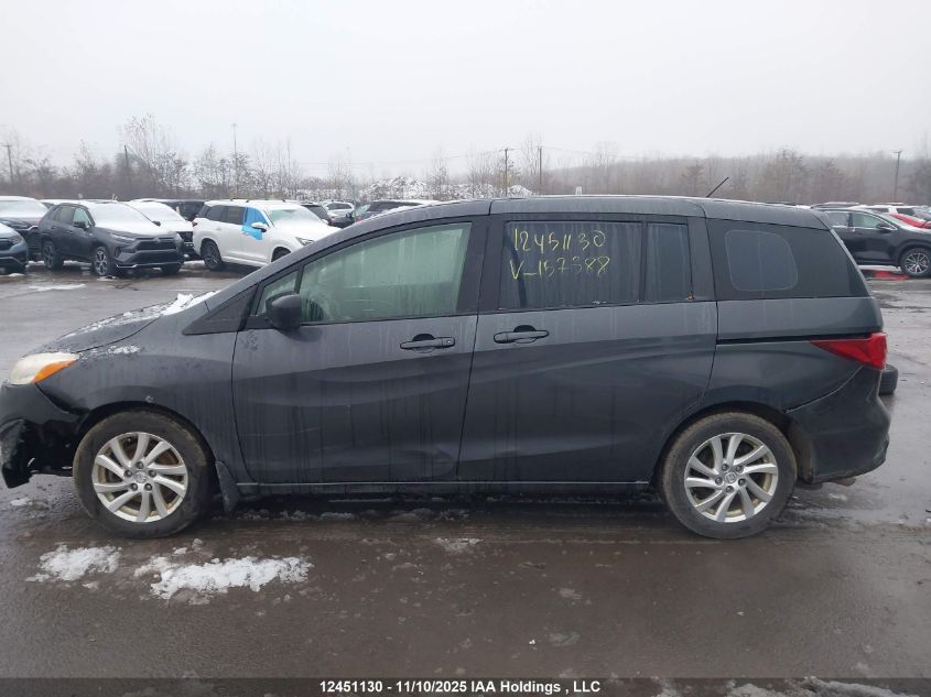 2013 Mazda 5 VIN: JM1CW2CL8D0157388 Lot: 12451130