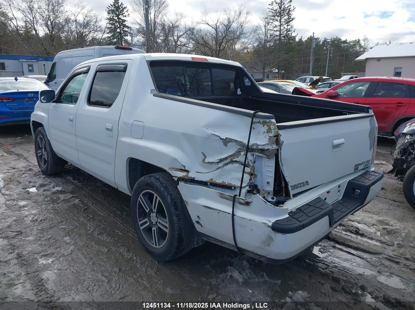 5FPYK1F71DB502585 2013 HONDA RIDGELINE photo no. 3