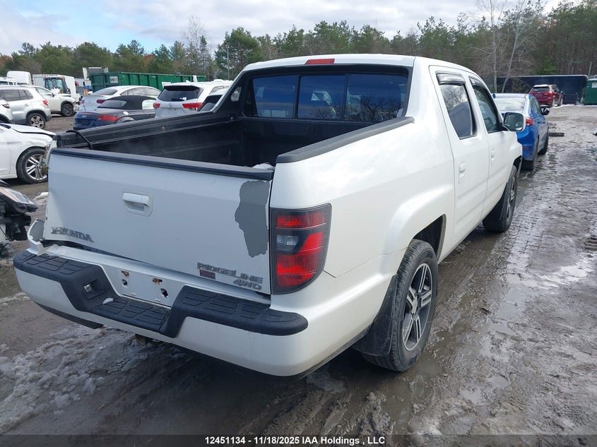 5FPYK1F71DB502585 2013 HONDA RIDGELINE photo no. 4