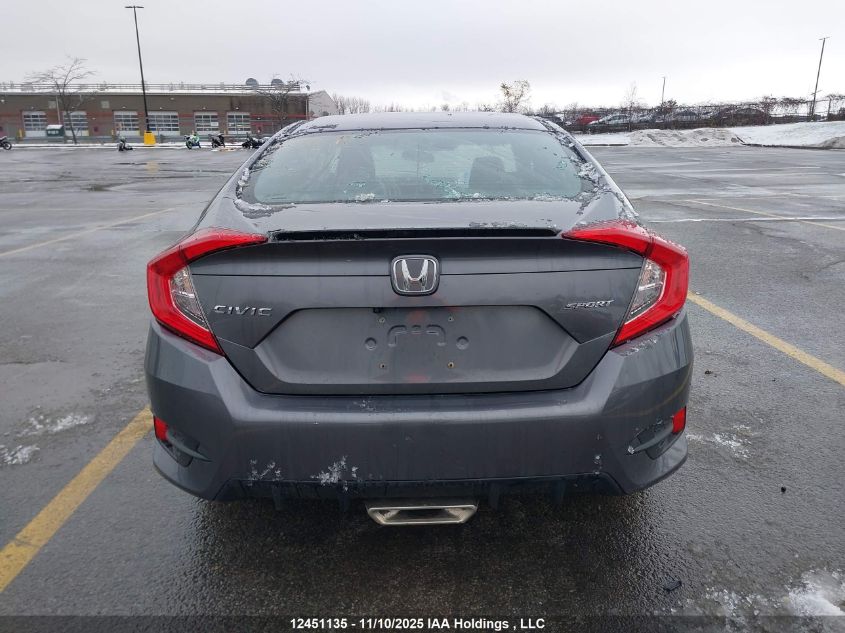 2019 Honda Civic Sport VIN: 2HGFC2F88KH025559 Lot: 12451135