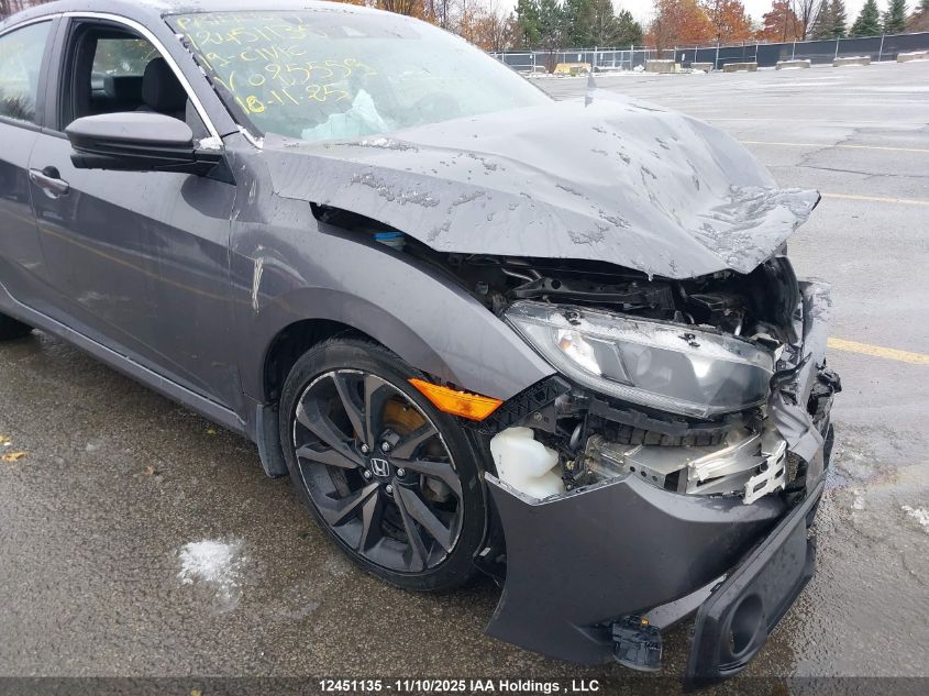 2019 Honda Civic Sport VIN: 2HGFC2F88KH025559 Lot: 12451135