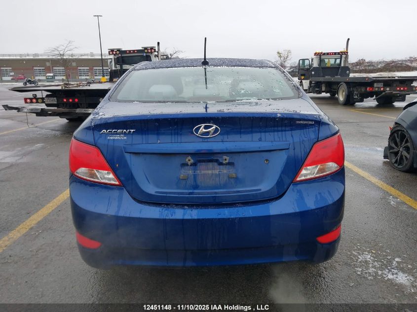 2016 Hyundai Accent Gl VIN: KMHCT4AE6GU006700 Lot: 12451148