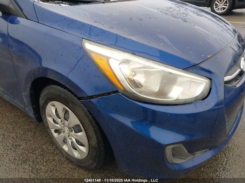 2016 Hyundai Accent Gl VIN: KMHCT4AE6GU006700 Lot: 12451148