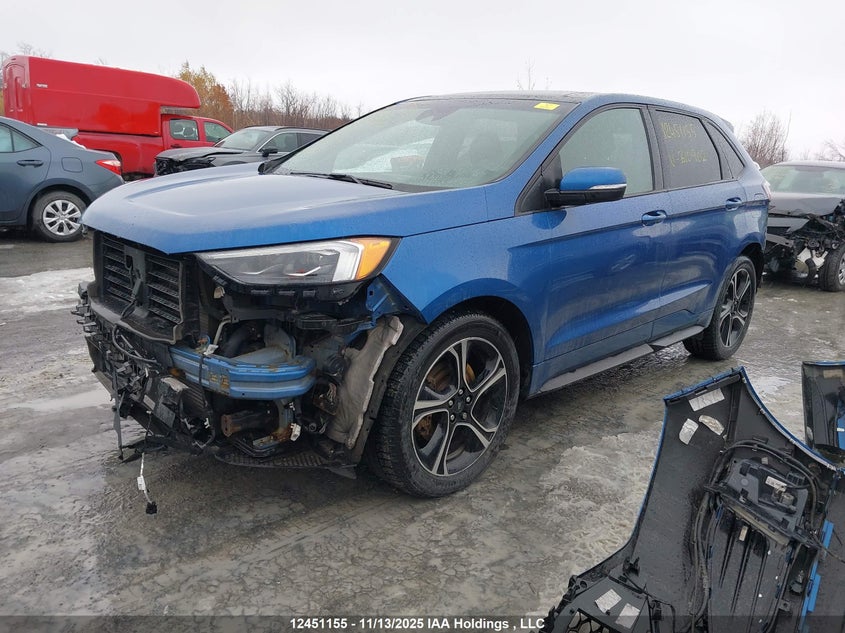 2FMPK4AP6KBB10902 2019 FORD EDGE photo no. 2