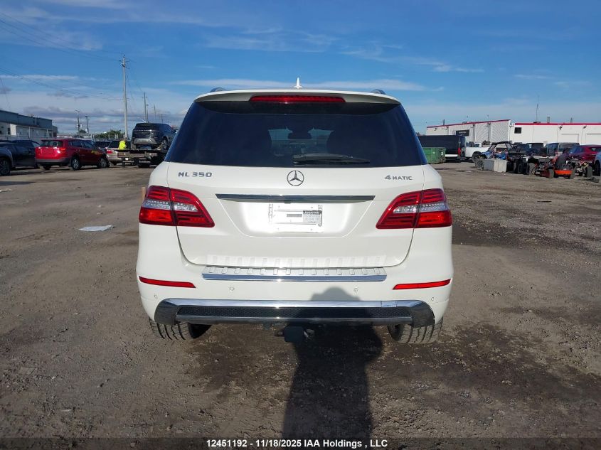 2012 Mercedes-Benz Ml 350 4Matic VIN: 4JGDA5HB4CA030856 Lot: 12451192