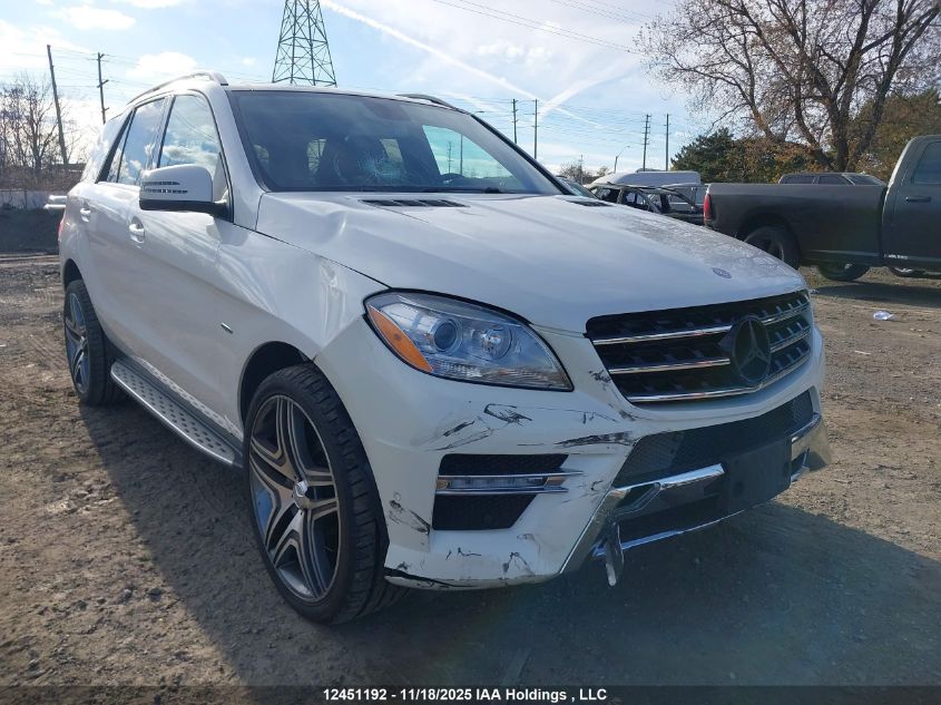 2012 Mercedes-Benz Ml 350 4Matic VIN: 4JGDA5HB4CA030856 Lot: 12451192