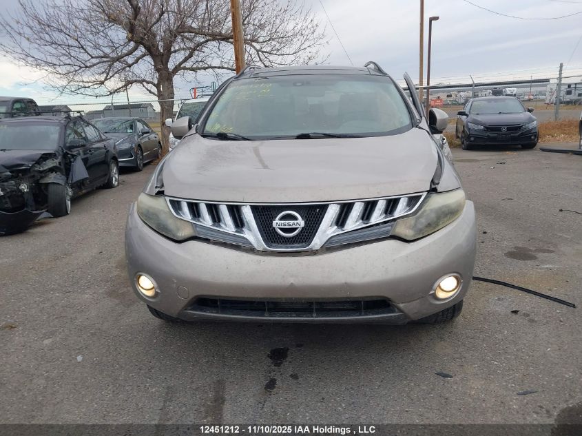 2009 Nissan Murano Le VIN: JN8AZ18W69W137032 Lot: 12451212