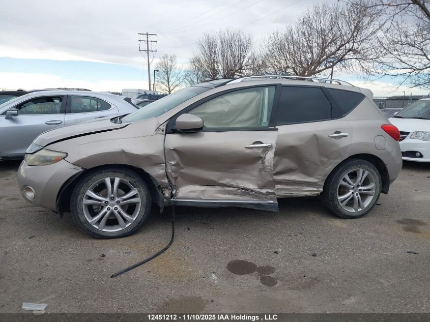 2009 Nissan Murano Le VIN: JN8AZ18W69W137032 Lot: 12451212