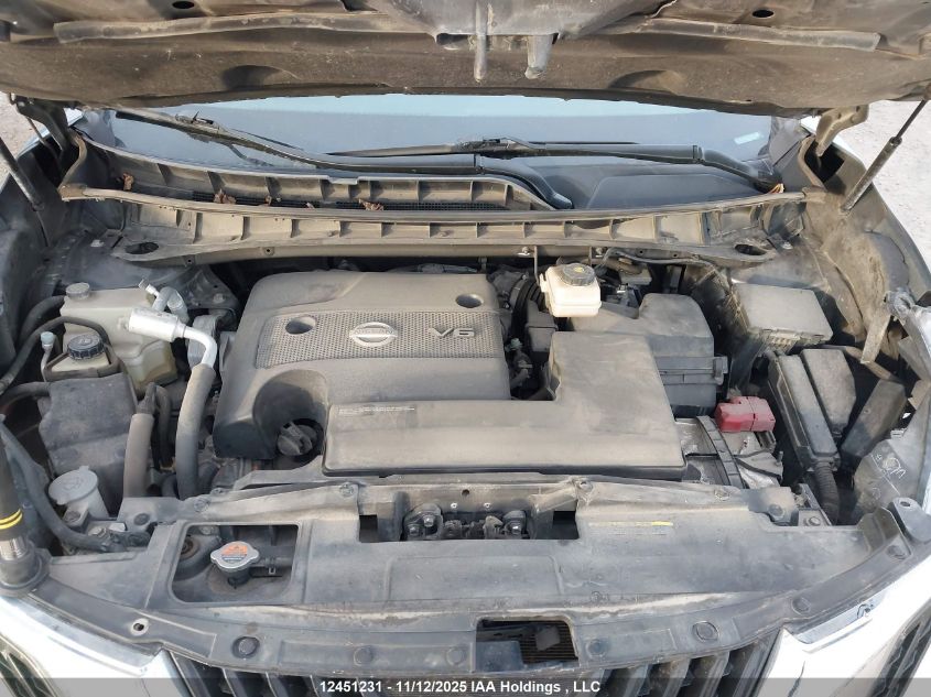 2015 Nissan Murano S/Sl/Sv/Platinum VIN: 5N1AZ2MH4FN287727 Lot: 12451231