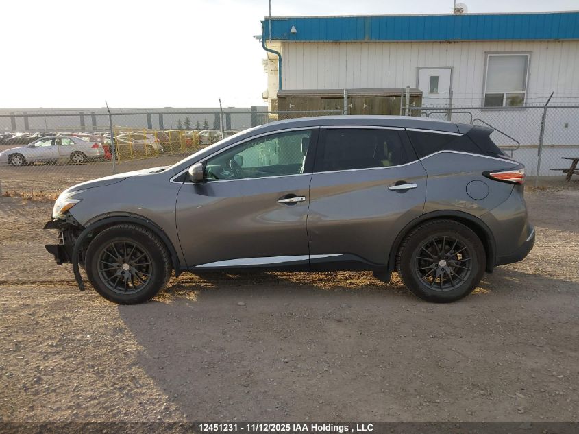 2015 Nissan Murano S/Sl/Sv/Platinum VIN: 5N1AZ2MH4FN287727 Lot: 12451231
