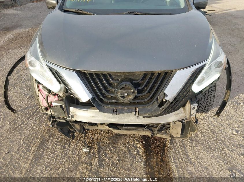 2015 Nissan Murano S/Sl/Sv/Platinum VIN: 5N1AZ2MH4FN287727 Lot: 12451231