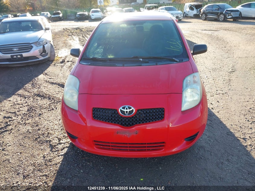 JTDKT923375039044 2007 TOYOTA YARIS photo no. 12