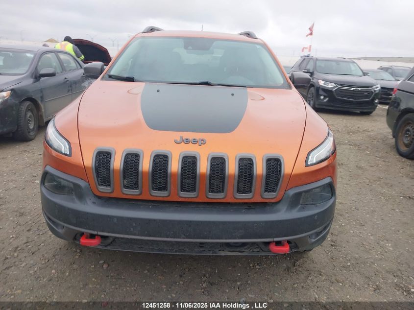 2015 Jeep Cherokee Trailhawk VIN: 1C4PJMBS6FW702220 Lot: 12451258