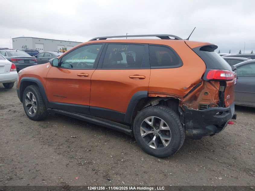 2015 Jeep Cherokee Trailhawk VIN: 1C4PJMBS6FW702220 Lot: 12451258