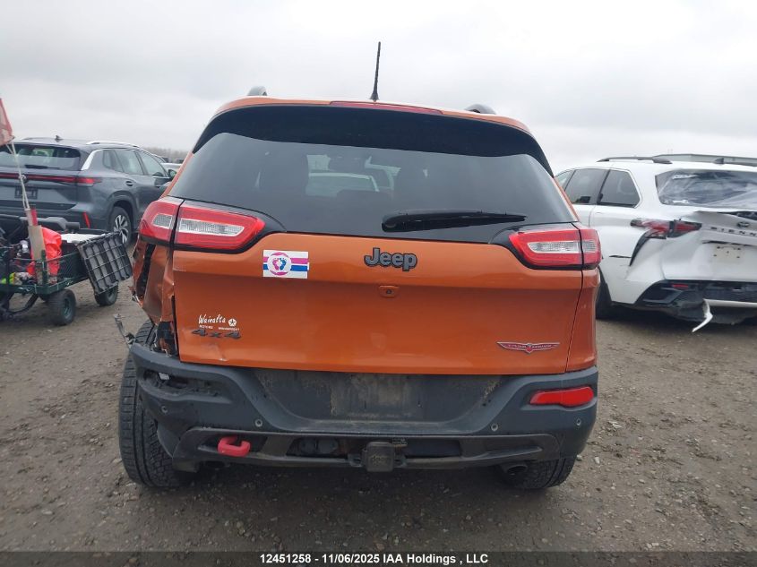 2015 Jeep Cherokee Trailhawk VIN: 1C4PJMBS6FW702220 Lot: 12451258