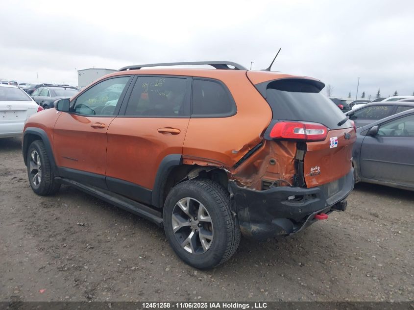 2015 Jeep Cherokee Trailhawk VIN: 1C4PJMBS6FW702220 Lot: 12451258