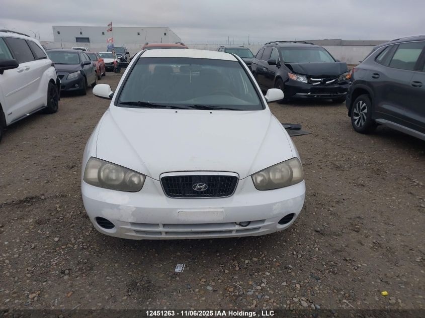 2003 Hyundai Elantra Gls/Gt VIN: KMHDN45D53U502999 Lot: 12451263