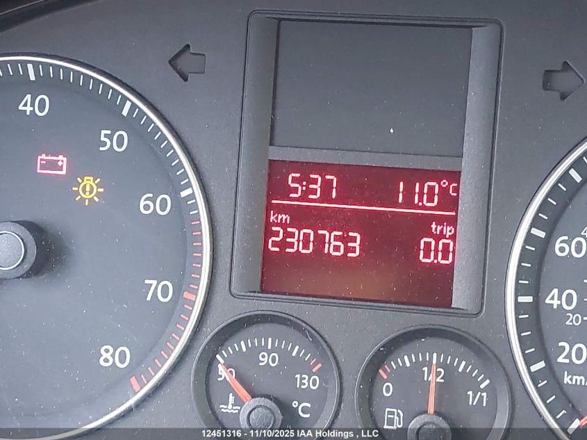 2009 Volkswagen Rabbit VIN: WVWCA71K69W016507 Lot: 12451316