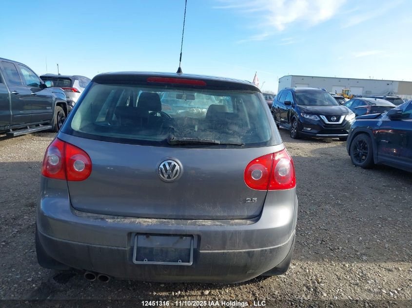 2009 Volkswagen Rabbit VIN: WVWCA71K69W016507 Lot: 12451316