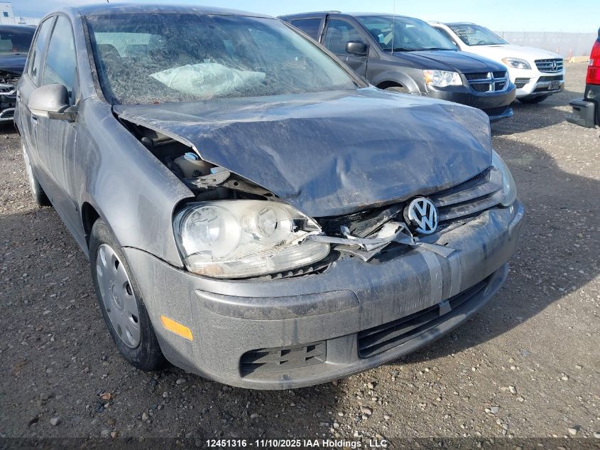 2009 Volkswagen Rabbit VIN: WVWCA71K69W016507 Lot: 12451316