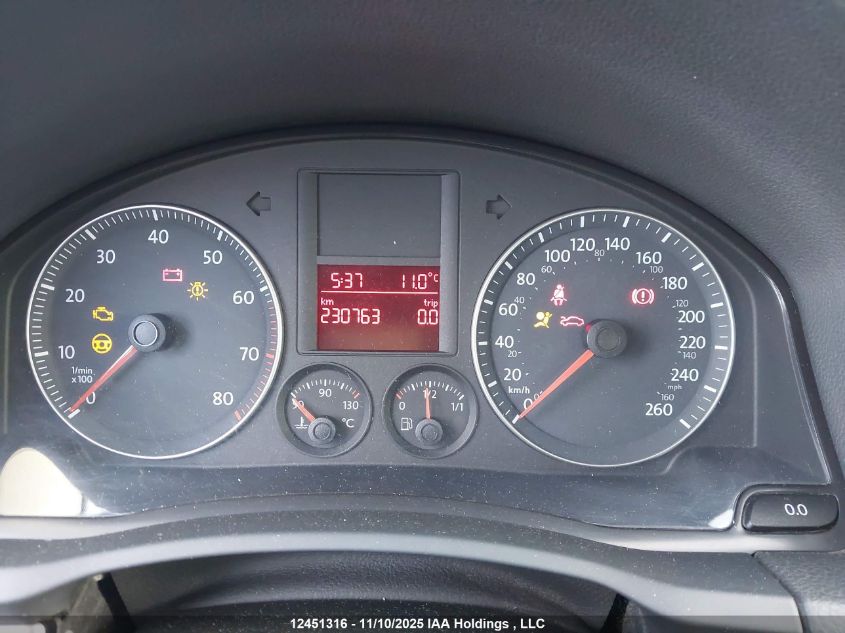 2009 Volkswagen Rabbit VIN: WVWCA71K69W016507 Lot: 12451316