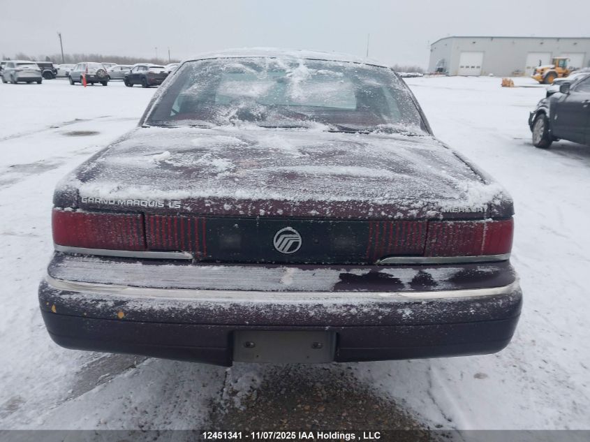 1993 Mercury Grand Marquis Ls VIN: 2MELM75W2PX623914 Lot: 12451341