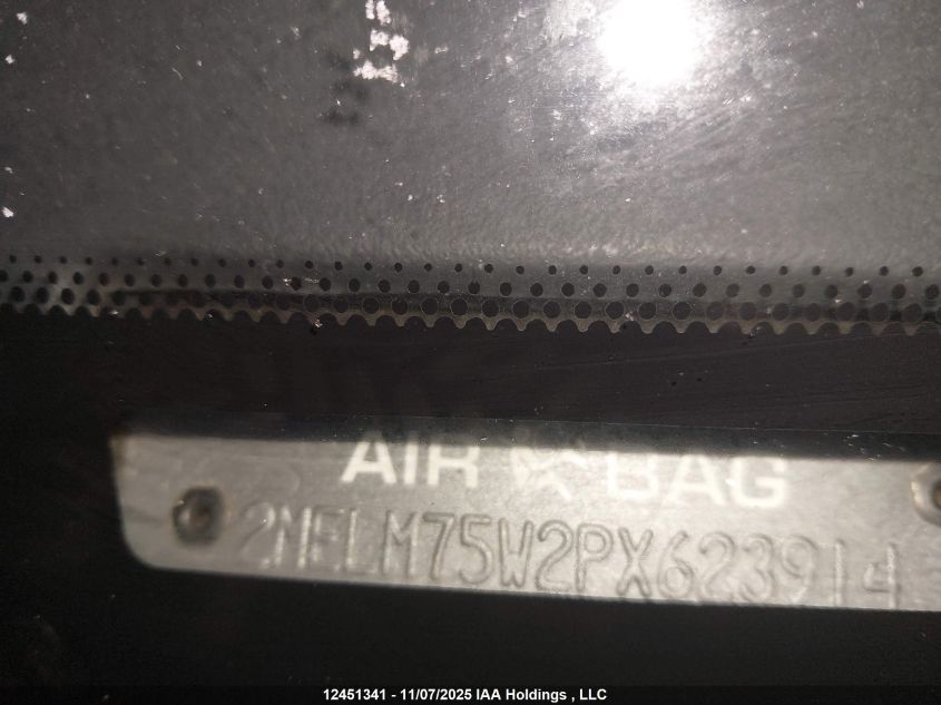 1993 Mercury Grand Marquis Ls VIN: 2MELM75W2PX623914 Lot: 12451341