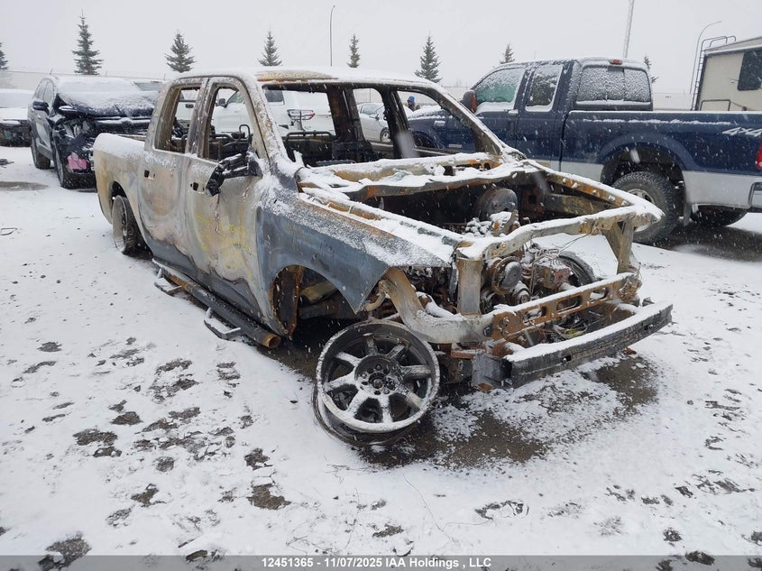 1C6RR7FT5NS250537 2022 Ram 1500 Classic Tradesman auction photo 1