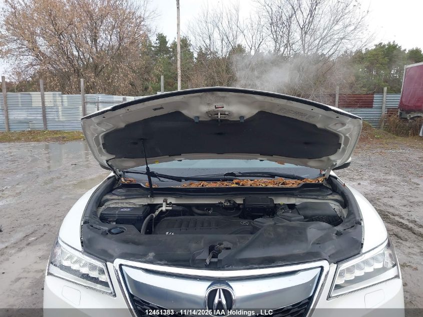 2016 Acura Mdx VIN: 5FRYD4H42GB503304 Lot: 12451383