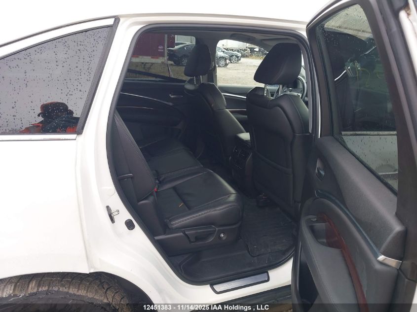 2016 Acura Mdx VIN: 5FRYD4H42GB503304 Lot: 12451383