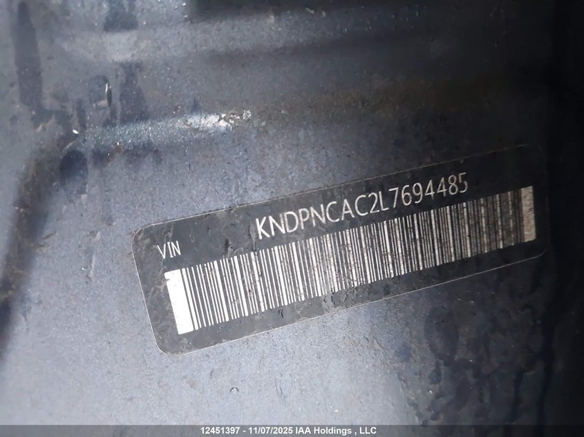 KNDPNCAC2L7694485 2020 KIA SPORTAGE photo no. 9