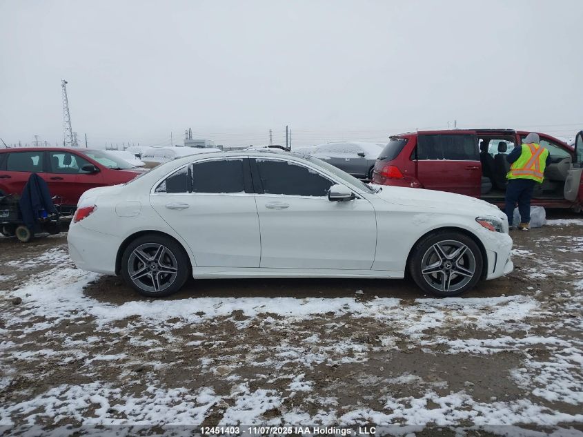 2019 Mercedes-Benz C 300 4Matic VIN: 55SWF8EB4KU318305 Lot: 12451403
