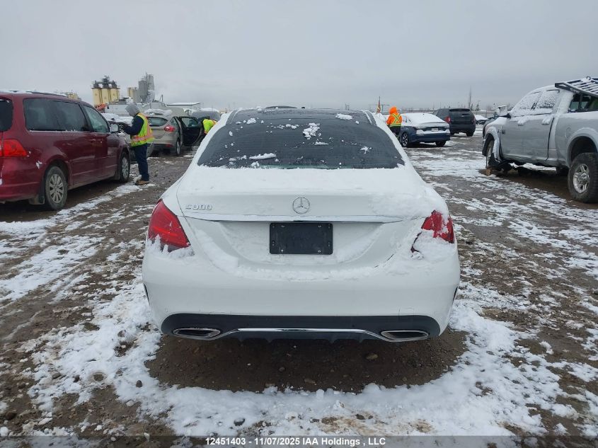 2019 Mercedes-Benz C 300 4Matic VIN: 55SWF8EB4KU318305 Lot: 12451403