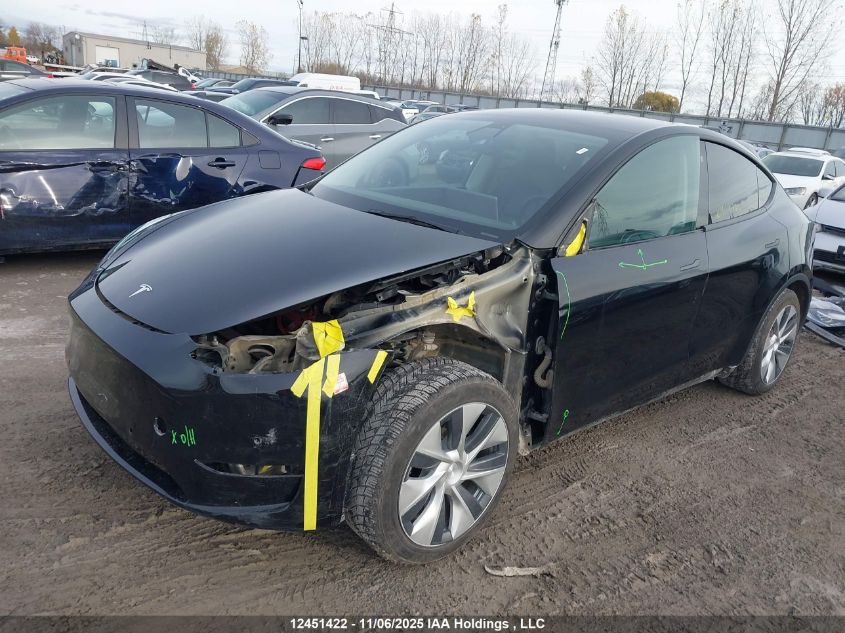 2021 Tesla Model Y VIN: 5YJYGAEE3MF306643 Lot: 12451422