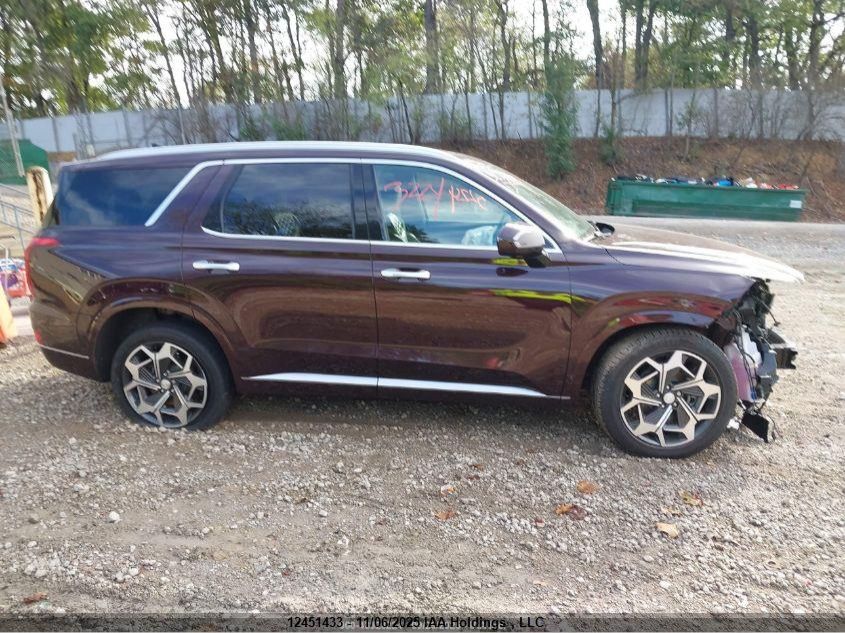 2021 Hyundai Palisade Ultimate Calligraphy VIN: KM8R5DHE2MU197750 Lot: 12451433