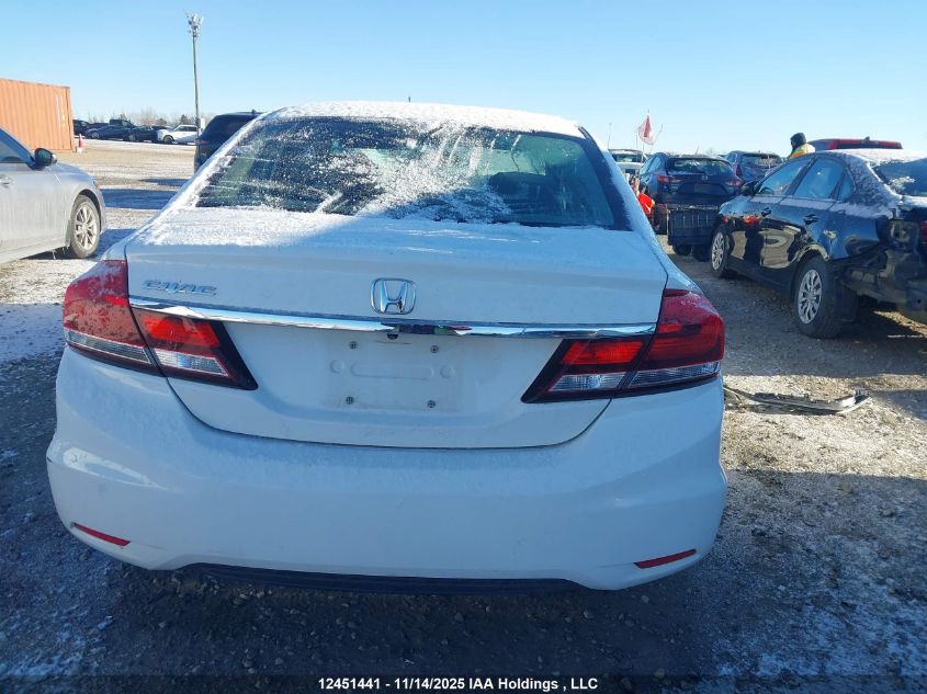 2015 Honda Civic Lx VIN: 2HGFB2F45FH013892 Lot: 12451441