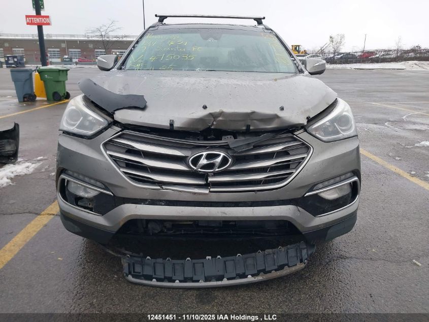 2017 Hyundai Santa Fe Sport VIN: 5XYZUDLA7HG495035 Lot: 12451451