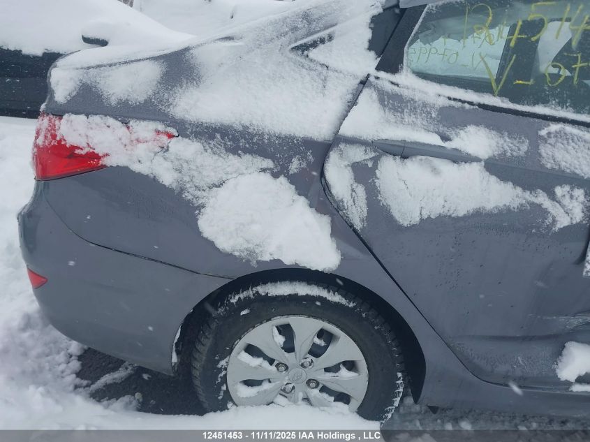 2016 Hyundai Accent VIN: KMHCT4AE3GU079958 Lot: 12451453