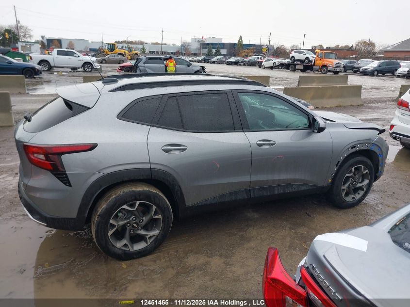 2025 Chevrolet Trax 1Lt VIN: KL77LHE29SC024312 Lot: 12451455