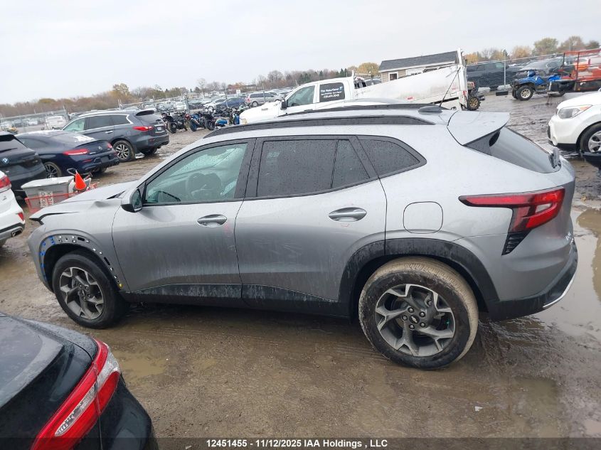 2025 Chevrolet Trax 1Lt VIN: KL77LHE29SC024312 Lot: 12451455