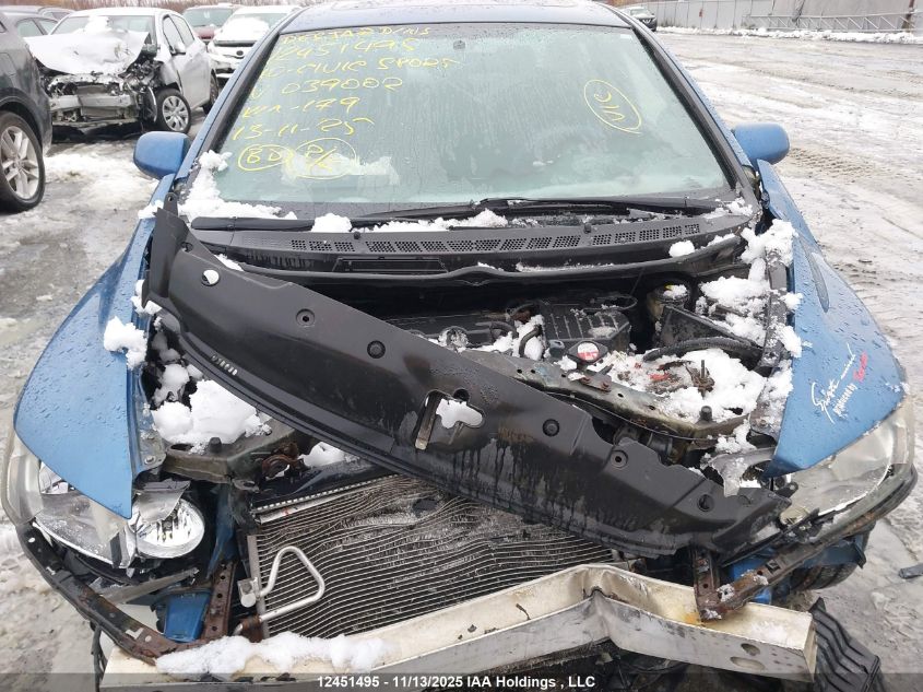 2010 Honda Civic Sport VIN: 2HGFA1F60AH039002 Lot: 12451495