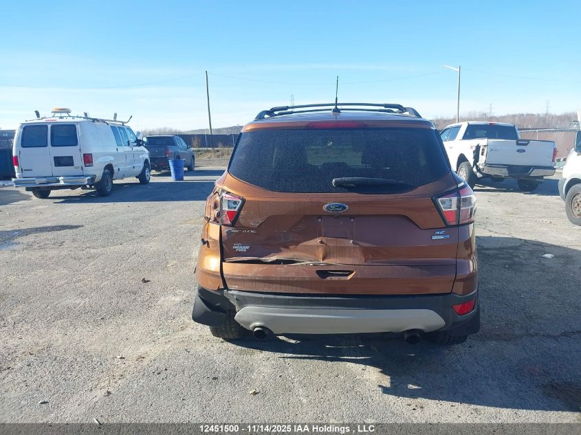 2017 Ford Escape Se VIN: 1FMCU9GD2HUE41563 Lot: 12451500