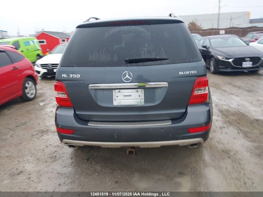 2010 Mercedes-Benz Ml 350 Bluetec 4Matic VIN: 4JGBB2FB9AA606105 Lot: 12451519