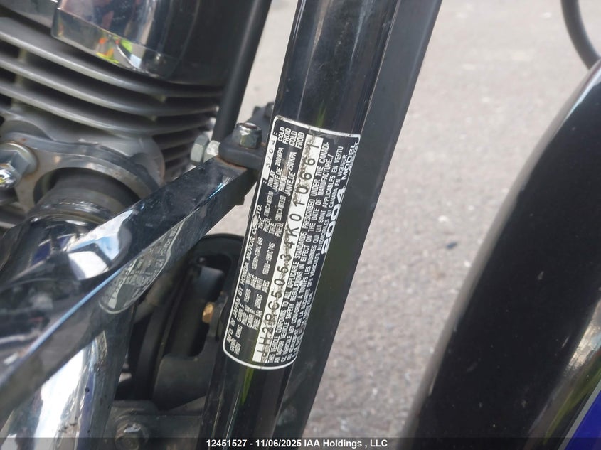 JH2RC50534K010661 2004 HONDA VT photo no. 13