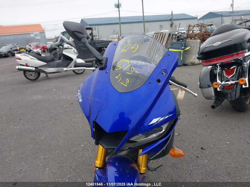 2019 Yamaha Yzfr3 A VIN: MH3RH18N8KK001119 Lot: 12451545