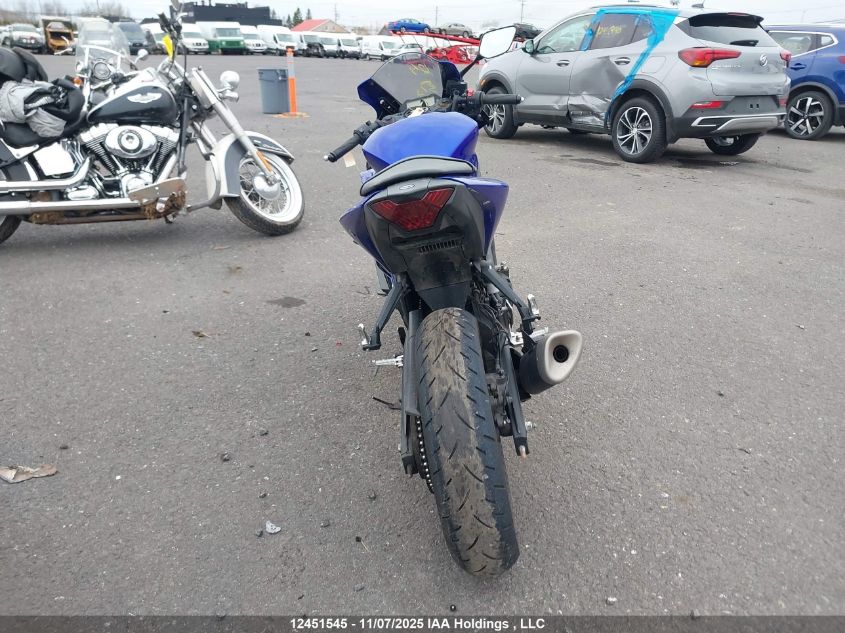 2019 Yamaha Yzfr3 A VIN: MH3RH18N8KK001119 Lot: 12451545